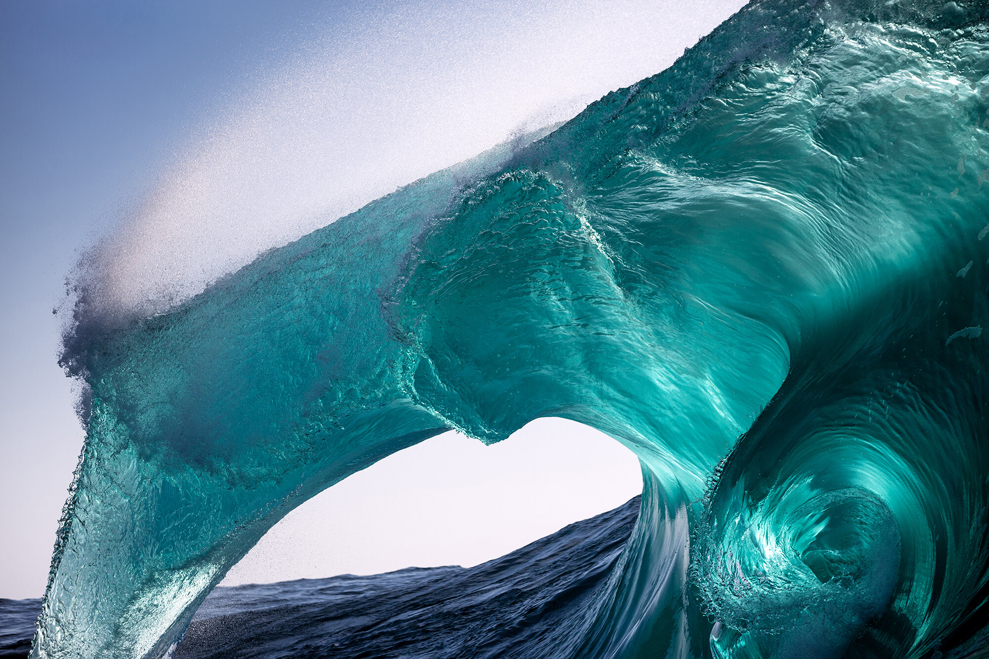 SEAHORSE - This image is the result of many, many hours staring through a lens from the water at a particular East Coast wave - one as frightening as it is beautiful. At the widest end of a 70-200mm I reckon it was more luck than anything to get this thing in full frame. This wave defies both logic and gravity but it's ultimately the most mesmerising and scary thing I've seen from within the ocean. So far it's claimed two camera bodies and telephoto lenses from me, along with a little bit of skin.